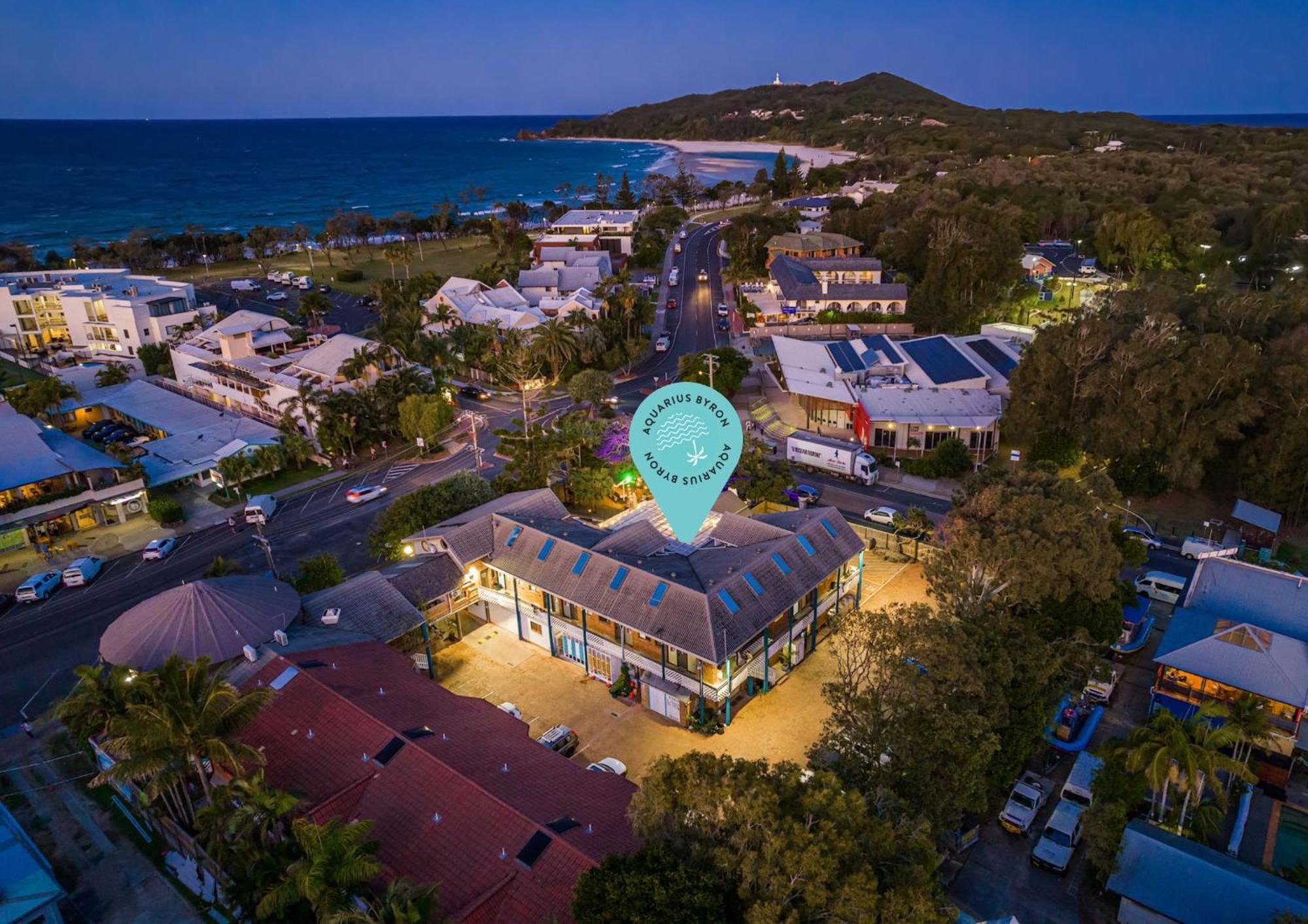 Aquarius Backpackers Resort 拜伦湾 外观 照片