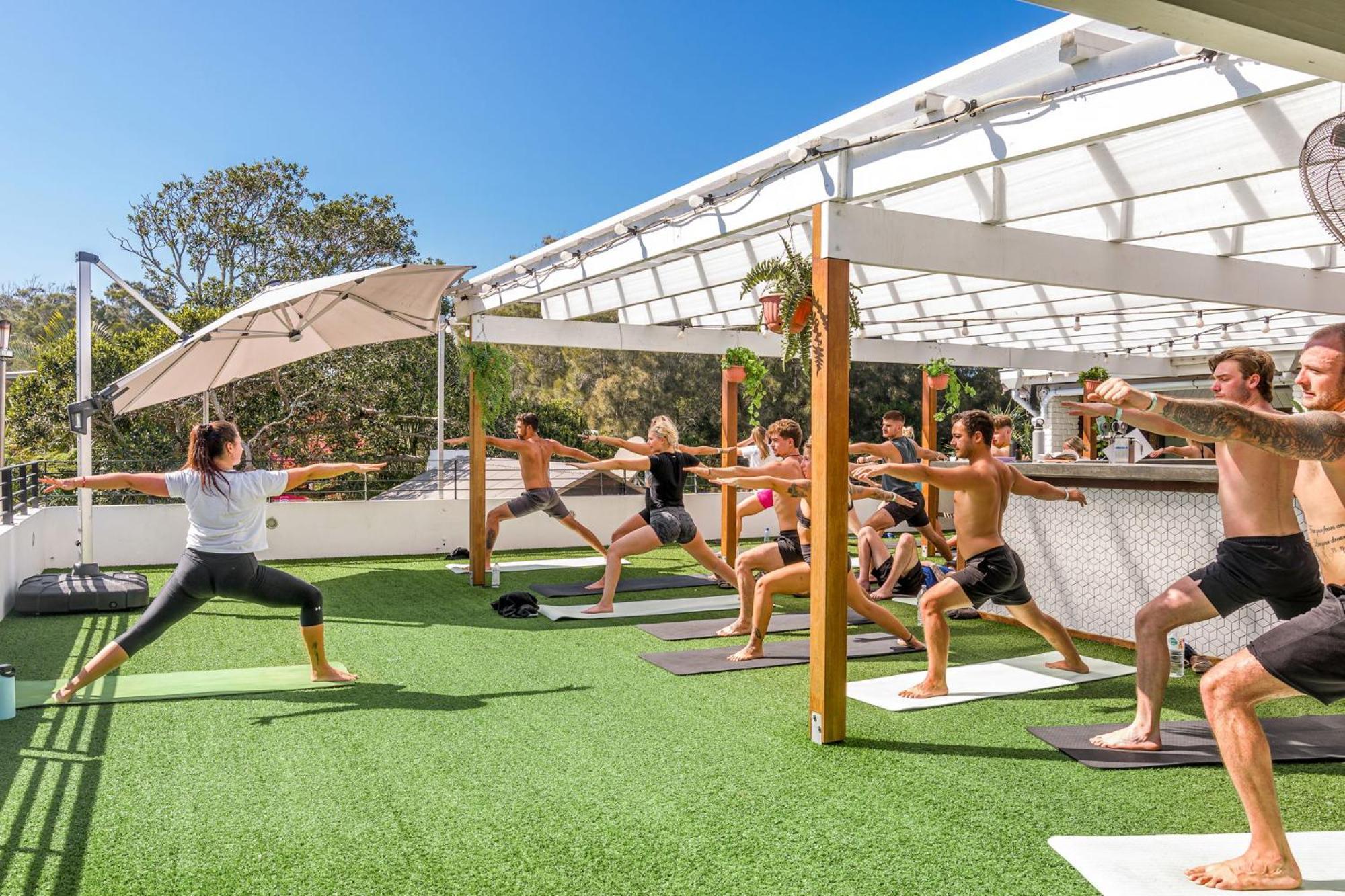 Aquarius Backpackers Resort 拜伦湾 外观 照片